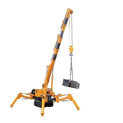 Ce 5 Ton Spider Crawler Crane Diesel-Motor Elektrisch Mini Spider Crane