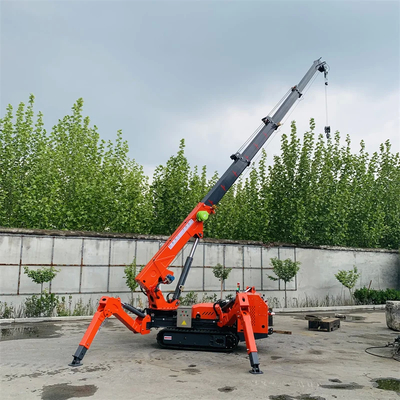 2500 kg telescopische spinkraan voor zware hef- en verplaatsingsactiviteiten