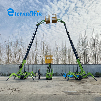 Dieselmotor Crawler Spider Aerial Working Platform 12m 14m