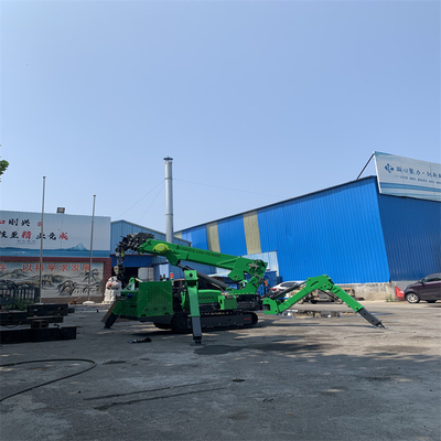 Elektrische en dieselmini spinkraan met telescopische boom