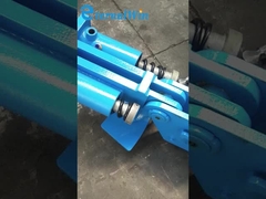 100T Haak van de de Versiemeertros van Marine Towing Ship Telescopic Single de Dubbele Snelle