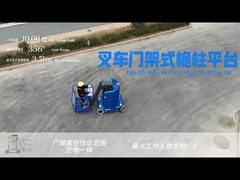 Reissnelheid 0,7-3,6 km/h Verticale stalen boomlifter voor soepele en veilige opheffingen