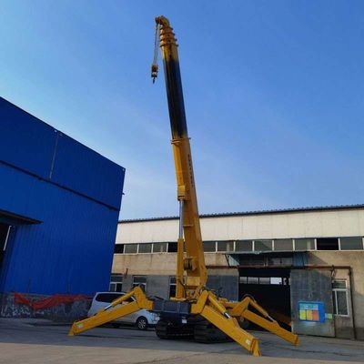 12ton de Spinkruippakje Crane For Glass Lifting van Crane With Fly Jib Folding van het spinkruippakje