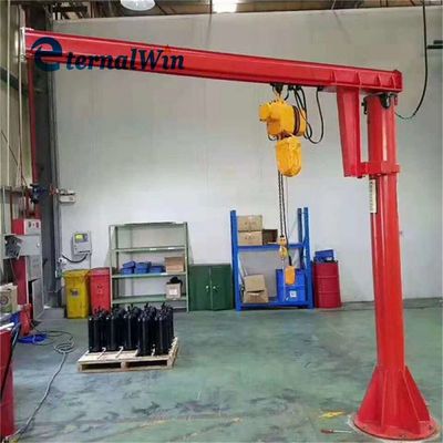 Elektrische Cantilever Jib Crane met 0-20m/min snelheid, aangepaste hefhoogte en hoogwaardige staalconstructie
