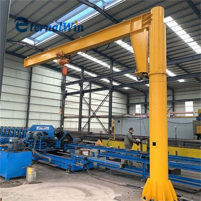 5 ton de Hoogte van 6 Meterjib crane with up to lift voor Industrieel Gebruik