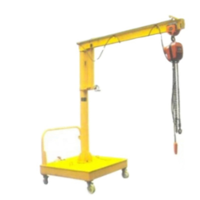 Cantilever Mobiel Beweegbaar Jib Cranes With Chain Hoist 500kg