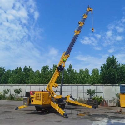 8 Ton Electric And Diesel Powered-Staalspin Crane With 3 Jaargarantie