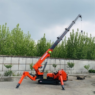 Mini Electric Diesel Spider Lifting-de Spin Crane Fly Jib 3T 8T van het Materiaalkruippakje