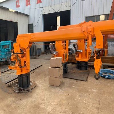 25t de hydraulische Mobiele Kraan van Havencrane telescopic boom marine deck