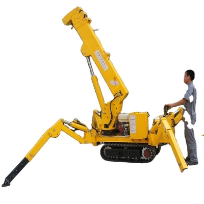 van het de Spinkruippakje van 5T 8T Lift van de de Spinboom van Crane Remote Control Electric Diesel de Telescopische