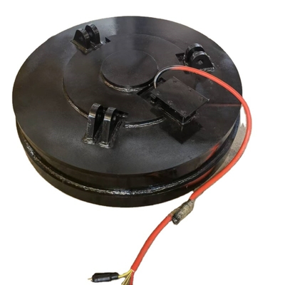 200N/Cm2 cirkel Opheffend Elektromagneetgraafwerktuig Chuck 2 Ton Crane Magnet