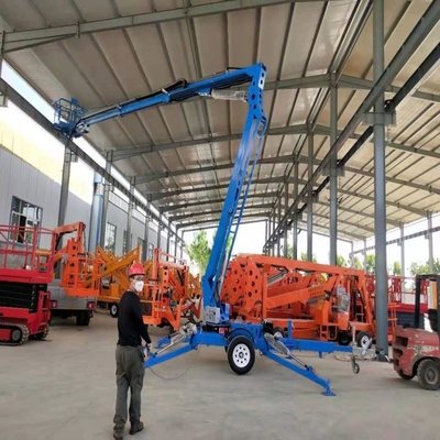 Aanhangwagentype die Elektrische Towable de Boomlift vouwen van het Wapen Elektrische Opheffende Platform