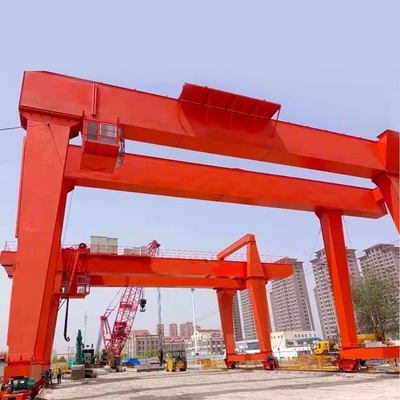 MG-Doostype de Lift van Brugcrane double main girder gantry met Karretje