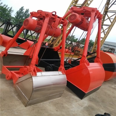 Hydraulische de Greepemmer van Vier Kabelcrane grab building material clamshell
