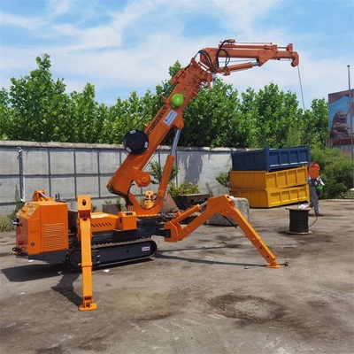 De Vliegkraanbalk van Crane Crawler Spider Crane With van de elektrische Motordieselmotor Gevolgde Spin