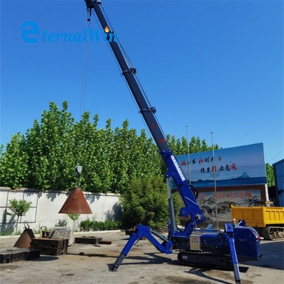 Euro 5 Dieselmotor Crawler Spider Crane 5 ton Vermogen voor de bouw