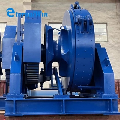 Gepersonaliseerde lier snelheid Marine hydraulische trekapparaat met 1-75 ton capaciteit