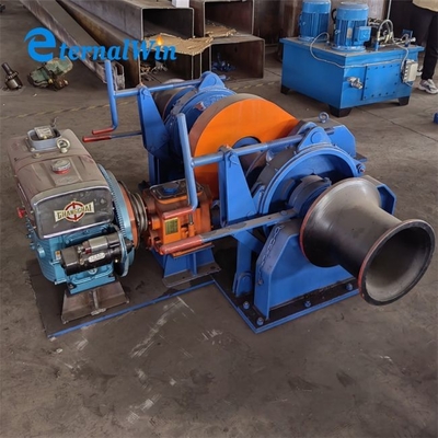 Een enkele zigeunerketting Anker windwiel 18mm 20mm 28mm Dieselmotor aangedreven