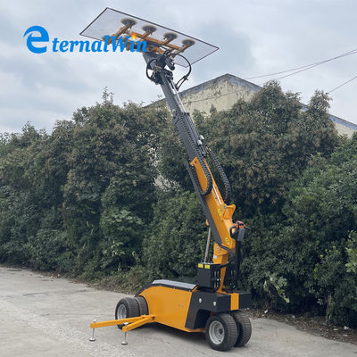 800 kg capaciteit 5M max. Lifting hoogte draaibare elektrische vacuüm glaslifter voor glazen panelen