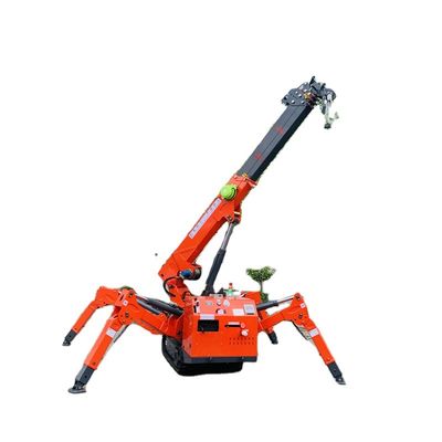 Staal Mini Spider Crane Teleskopische Boom 3 Ton 5 Ton 8 Ton 12 Ton Elektriciteit En Diesel Power