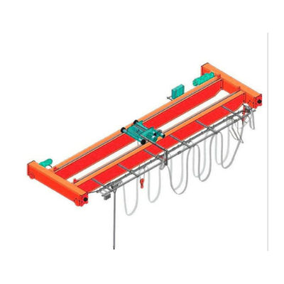 10 Ton Aangepaste Snelheid Hoogsterkte Stalen Enkelbalk Bovenloopkraan met 12 Maanden Garantie
