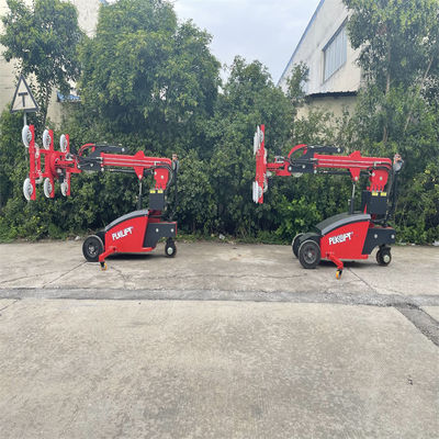 Op batterij aangedreven maximale hefhoogte 360 graden rotatie vacuüm glaslifter