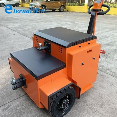 20 ton elektrische sleeptractor met een capaciteit van 20000 kg, 7000 N nominale trekkracht en een rijsnelheid van 2-3 km/u voor het afhandelen van zware lading