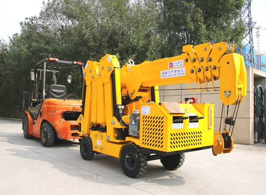 3tn capaciteit Draagbare kleine spinnenhefmachine met hefmechanisme