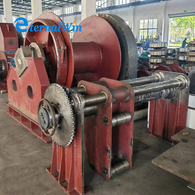 Gepersonaliseerde zware 60 ton marine schip draad touw elektrische lier voor scheepswerf slipway