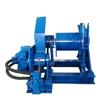 Gepersonaliseerde lier snelheid Marine Hydraulische lier met metalen staal en touw capaciteit