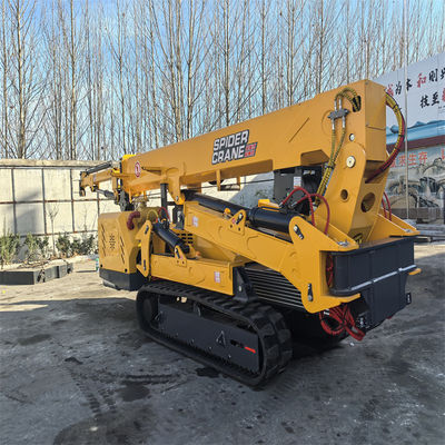 Gele spinkraan 12 ton elektrische en dieselmotor