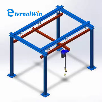 50Hz stroombron Elektrische KBK-overhoofdhef met aangepaste hefhoogte