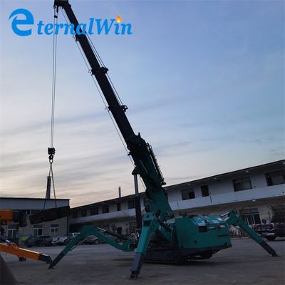 Groene 5 Ton Spinnekraan Ultieme Hefpartner voor Zware Projecten