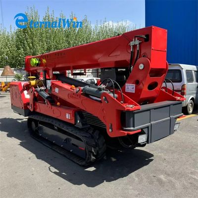EW Spider Crawler Crane met telescopische boom met een capaciteit van 12 ton