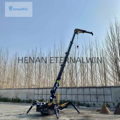 Elektrische Diesel Mini Spinnekraan met Telescopische Giek 2-12 Ton