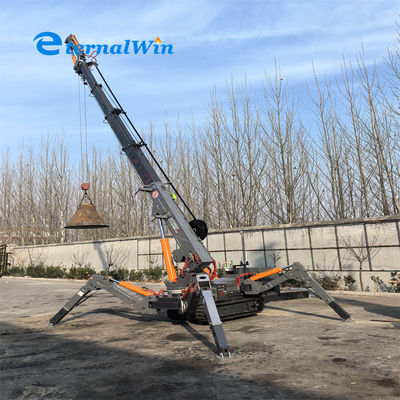 8,6m Max Werkradius Diesel 5 Ton Spinnekraan voor Zware Bouwprojecten