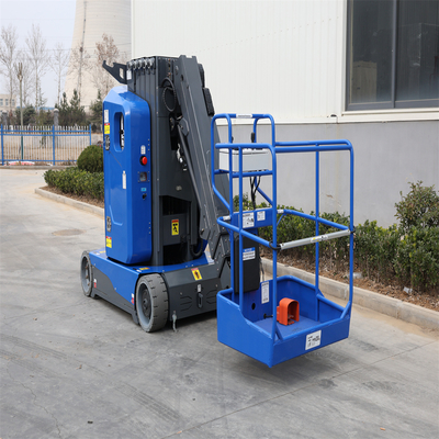 7.2-10.6m Werkhoogte Verticale Elektrische Hefplatform met jib