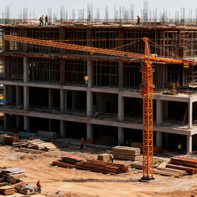 Liftkraanmachine 10t Zelfopstaande torenkraan voor woningbouw