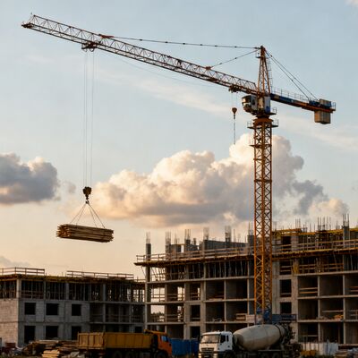 Klimmen 0.5m/min Zware Kraan Op Maat Gemaakte Industriële Torenkraan Ontworpen voor Zware Belasting en Materiaalbehandeling